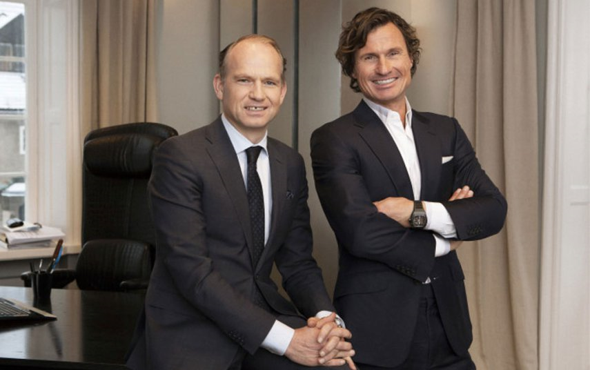 Foto: Torgeir Silseth (t.v.), administrerende direktør i Nordic Choice Hotels, sammen med eier og styreleder Petter A. Stordalen (foto fra Nordic Choice Hotels).