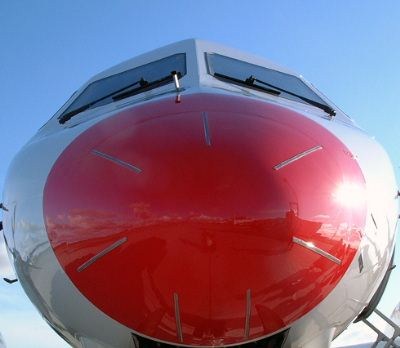 Saab 340 A - rett forfra