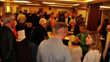 Kurs og konferanselobbyen på dekk 8 helt fremme i skipet