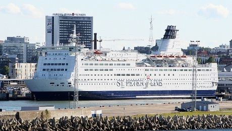 Mariellas søsterskip "Princess Anastasia" (Ex-Olympia) seiler mellom St.Petersburg og Stockholm (via Tallinn og Helsingfors)
