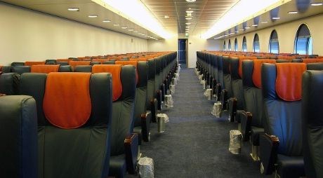 Stolene i Business og Voyager Class er like