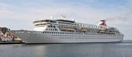 Fred.Olsen Lines Balmoral var  "dagens cruiseskip" i Stavanger